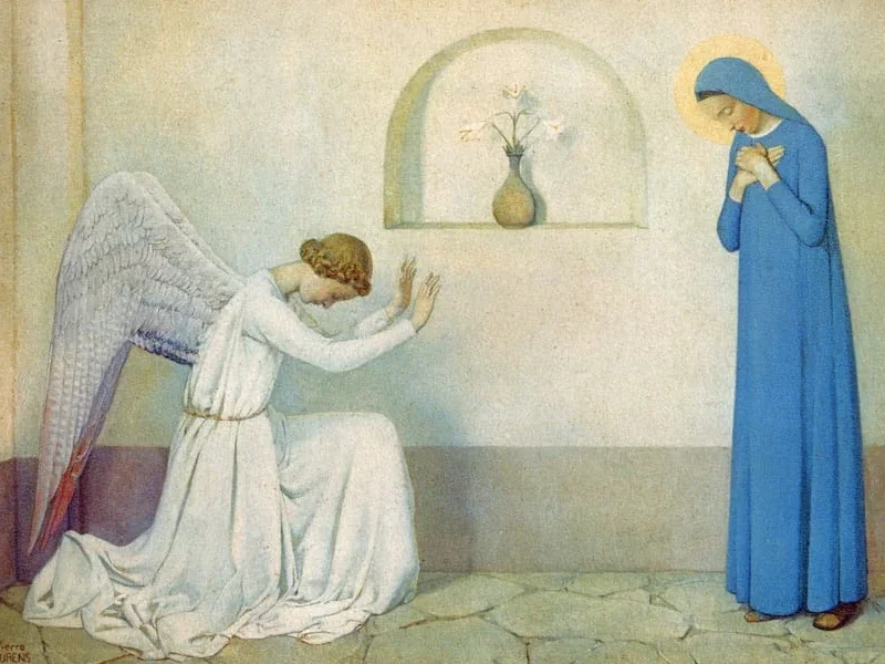 1838-Jean-Paul Laurens - Annunciazione alla Vergine